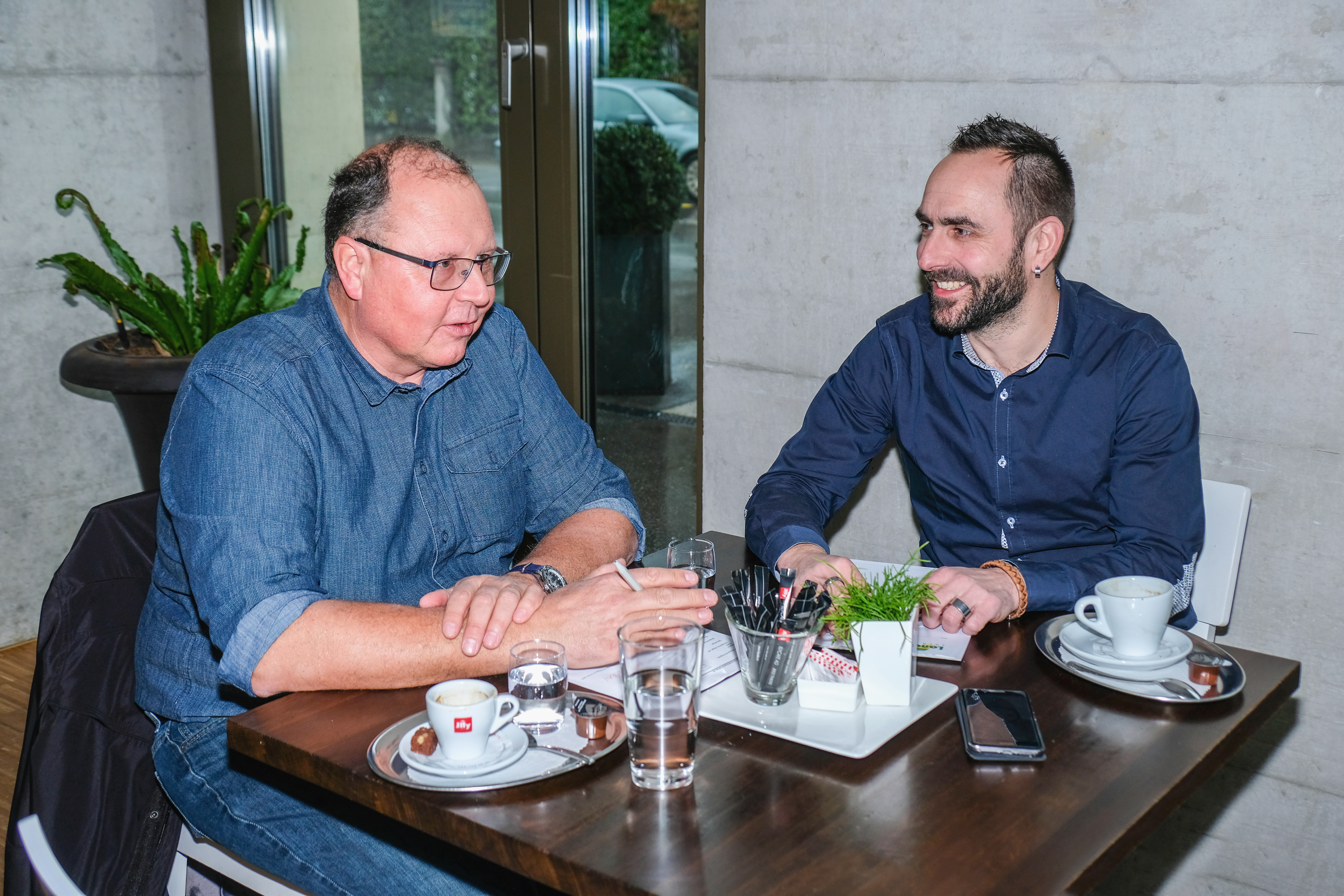 Gespräch Ivo Steiner und Peter Maugweiler