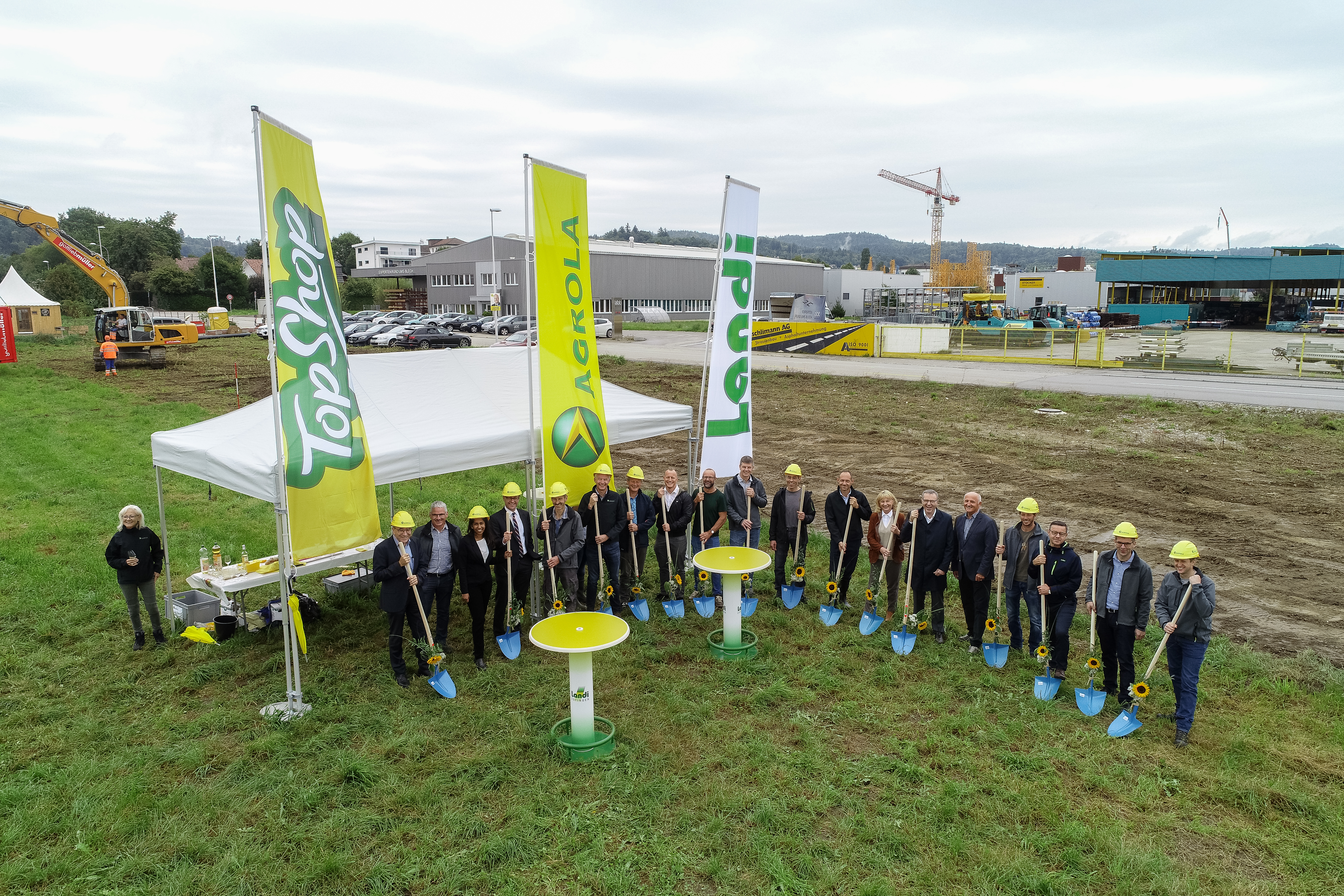 Spatenstich Wasserstoff-Tankstelle in Zofingen