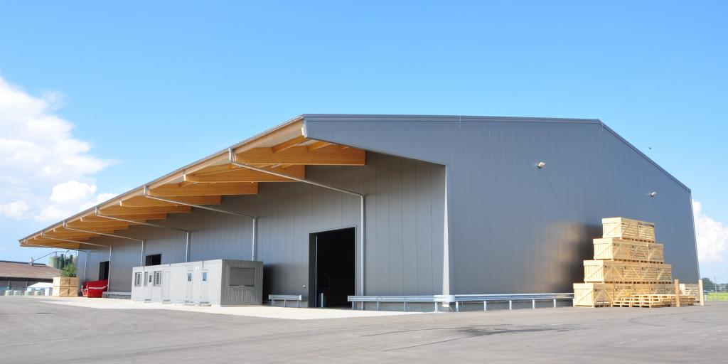 Nouvelle Halle De Stockage De Pommes De Terre Dans La Broye Fenaco